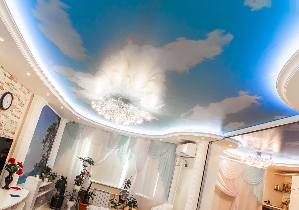 Заказать потолок с фотопечатью в г. Токарёвка